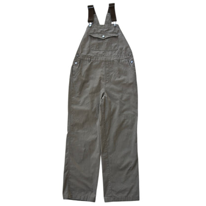 Wego Beige Dungarees With Brown Strap