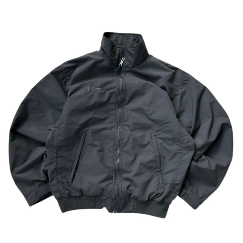 Columbia Grey Bomber Fit Full Zip Jacket