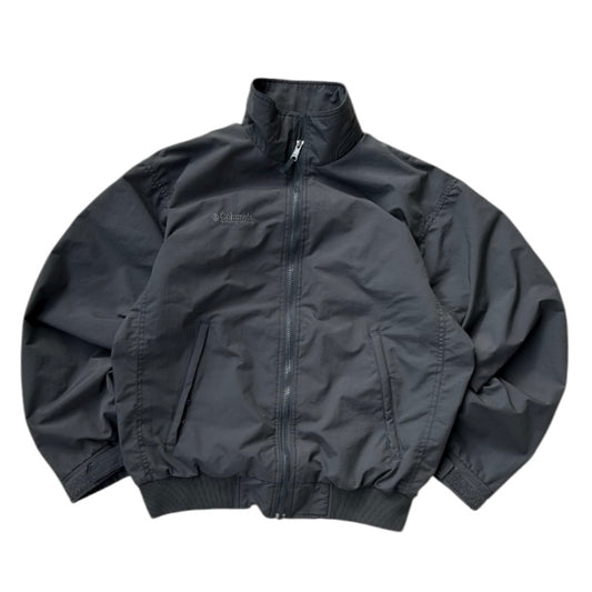 Columbia Grey Bomber Fit Full Zip Jacket