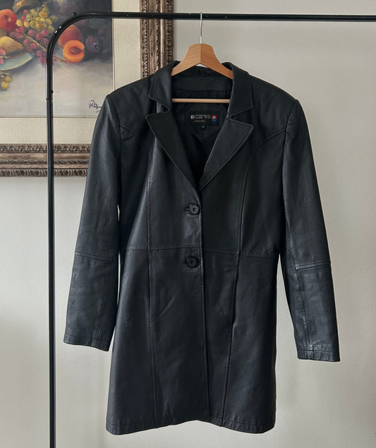 Vintage Black Gabardine