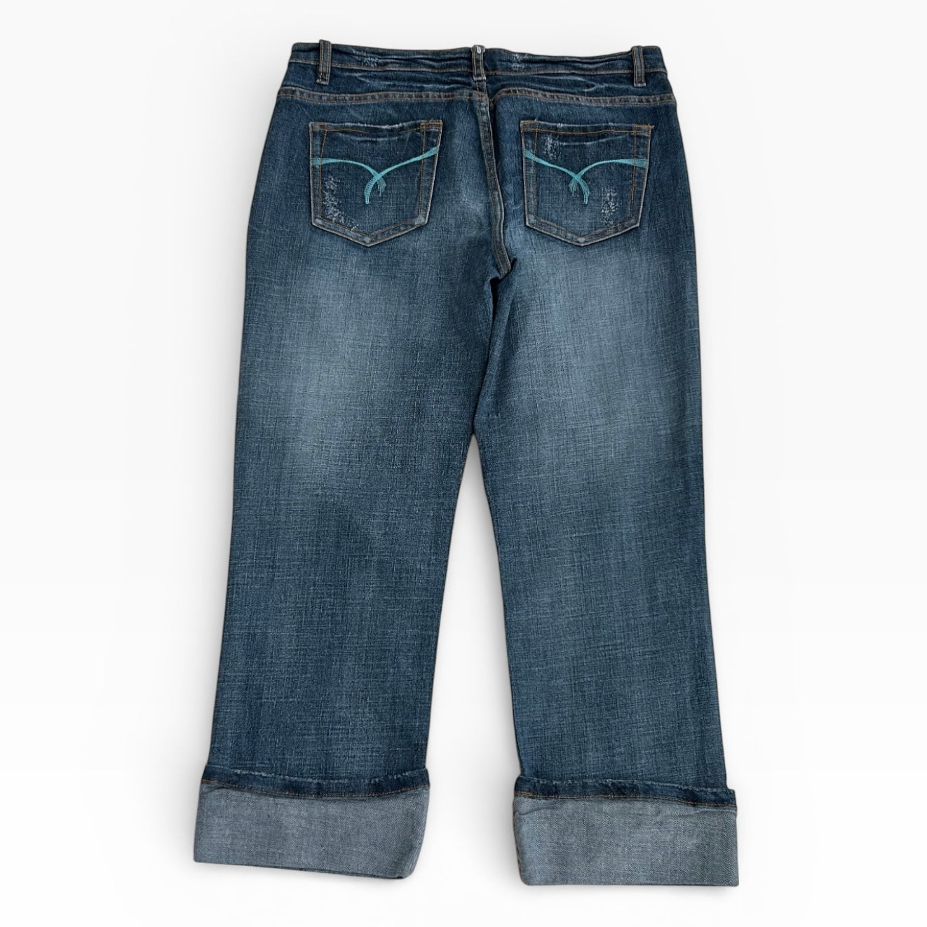 00’s Colours of the world Capri Denim pants