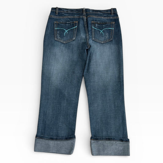 00’s Colours of the world Capri Denim pants