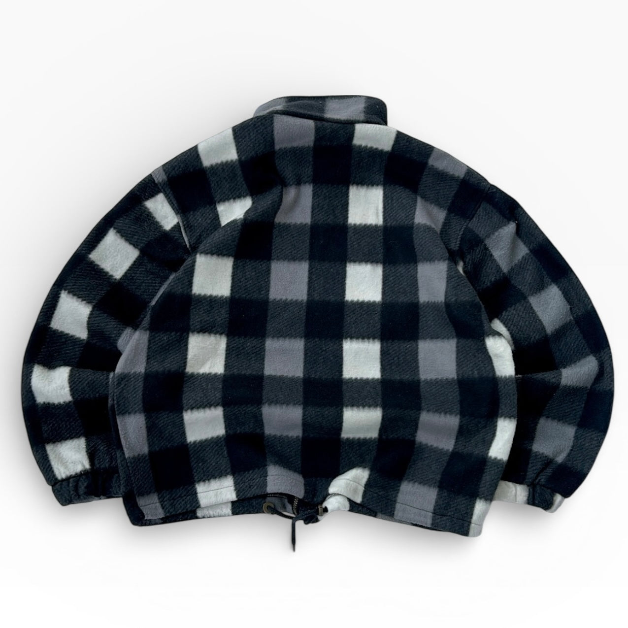 Deep North Checkers Fleece Full Zip  Adjustable Boxy Fit
