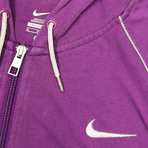 Nike Pink Full Zip Hooded Jacket