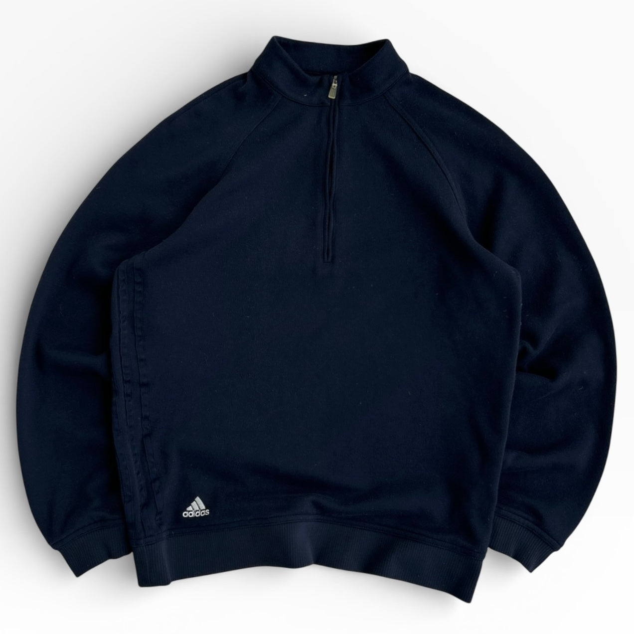 Adidas Navy 1/4 Zip Fleece