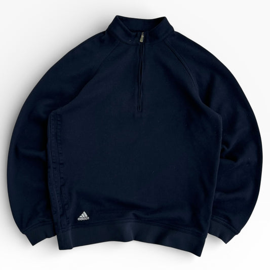 Adidas Navy 1/4 Zip Fleece