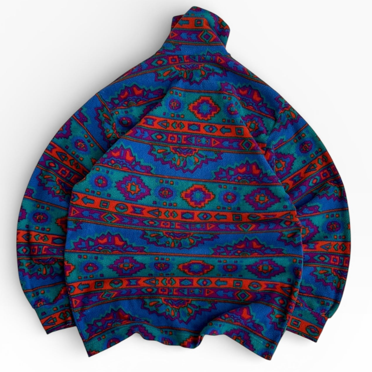 DOLOMITEN 1/4 Zip crazy patterned fleece