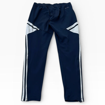 Adidas Dark blue x White lines adjustable track pants
