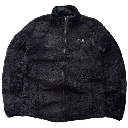 Fuzzy Fila Fleece Jacket