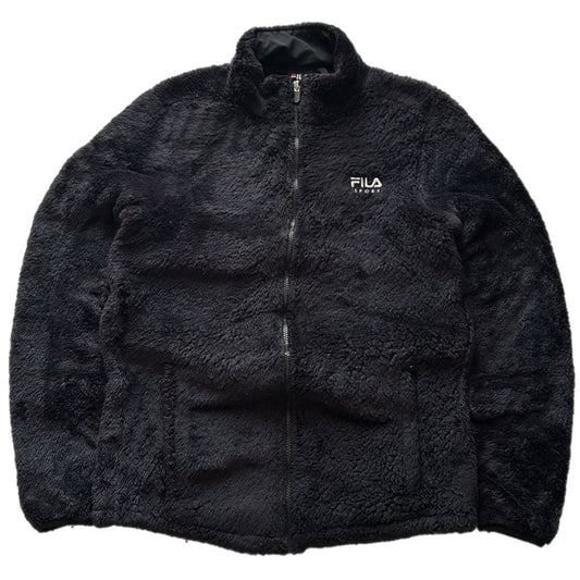 Fuzzy Fila Fleece Jacket