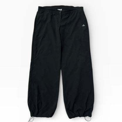 Adidas Baggy fit nlack embroidery logo button & Zip up adjustable track pants