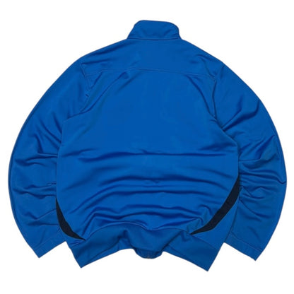 Adidas Three Stripe Blue Track Full Zip Jacket