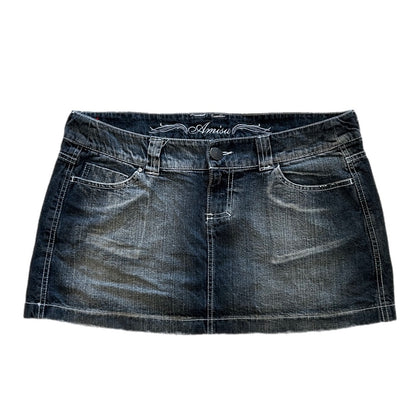 Y2k Mini Denim Skirt