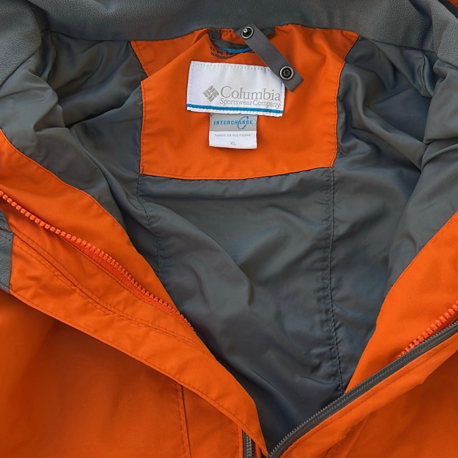Columbia Light Ski Style Orange Full Zip Jacket
