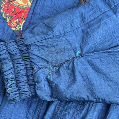 Colourful x Navy Vintage Sherling Hoodie Full Zip Jacket