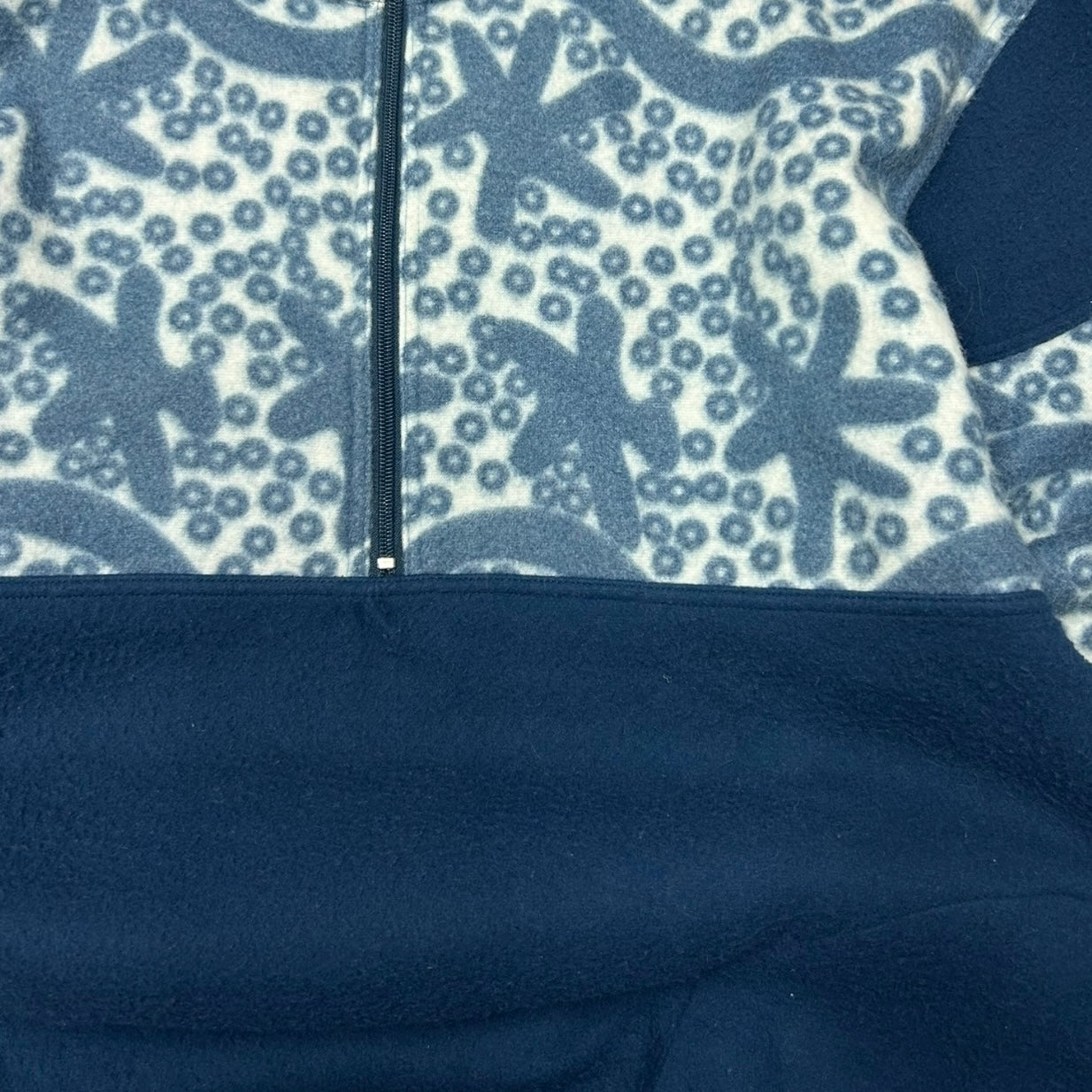Vintage 1/4 Zip Pattern Adjustable Fleece