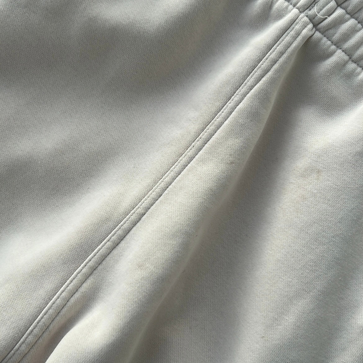 Adidas Cream Baggy Adjustable Joggers