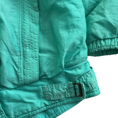 SARE 90s Vintage Turquoise Adjustable Ski Jacket – Oversized / Unisex
