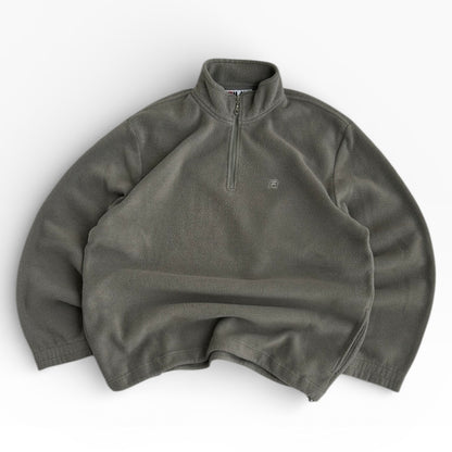 Fila 1/4 Zip Adjustable Fleece With Embroidered Logo & Pockets