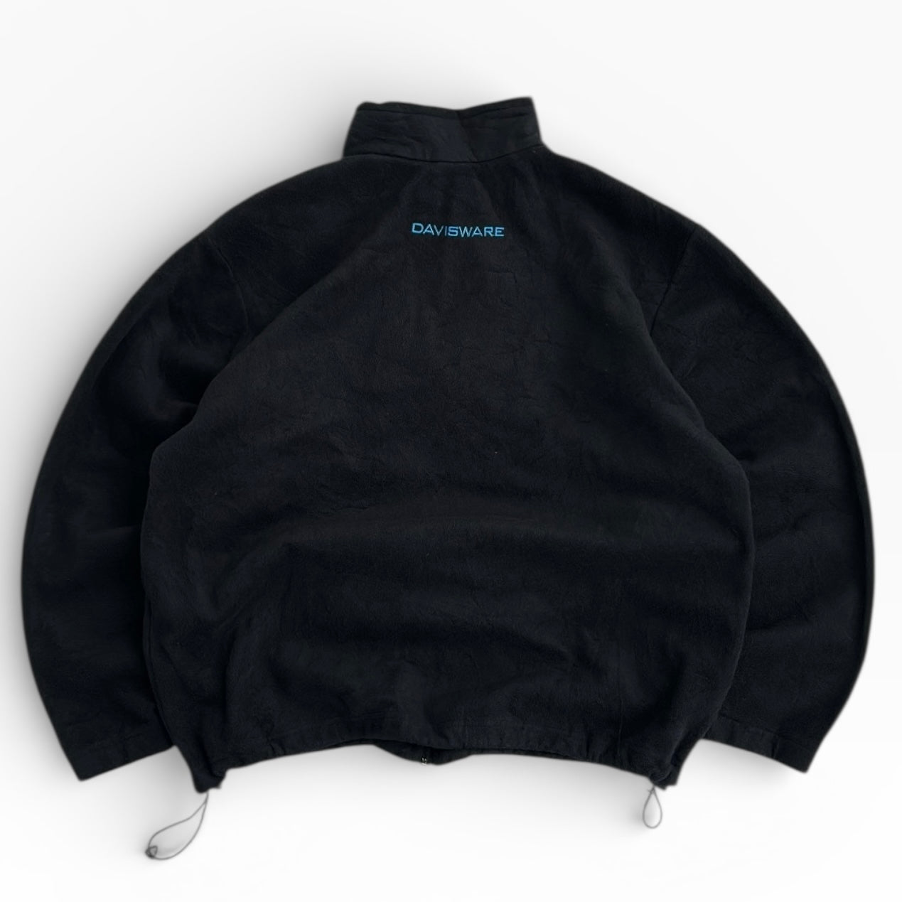 Columbia Black Full Zip Adjustable Fleece Jacket