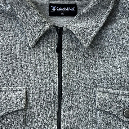 Gymnasium Grey Full Zip Jacket With Front Pockets