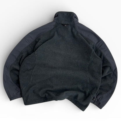 Columbia Dark Grey Denali Style Full Zip Fleece Adjustable Jacket