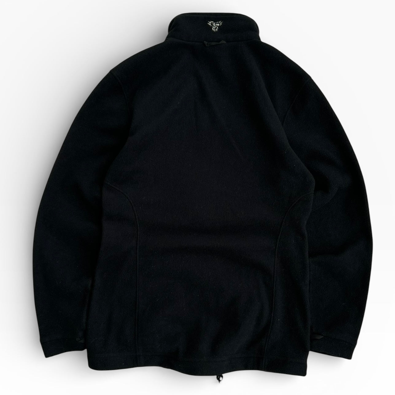 Jack Wholfskin Full Zip Black Adjustable Fleece Jacket
