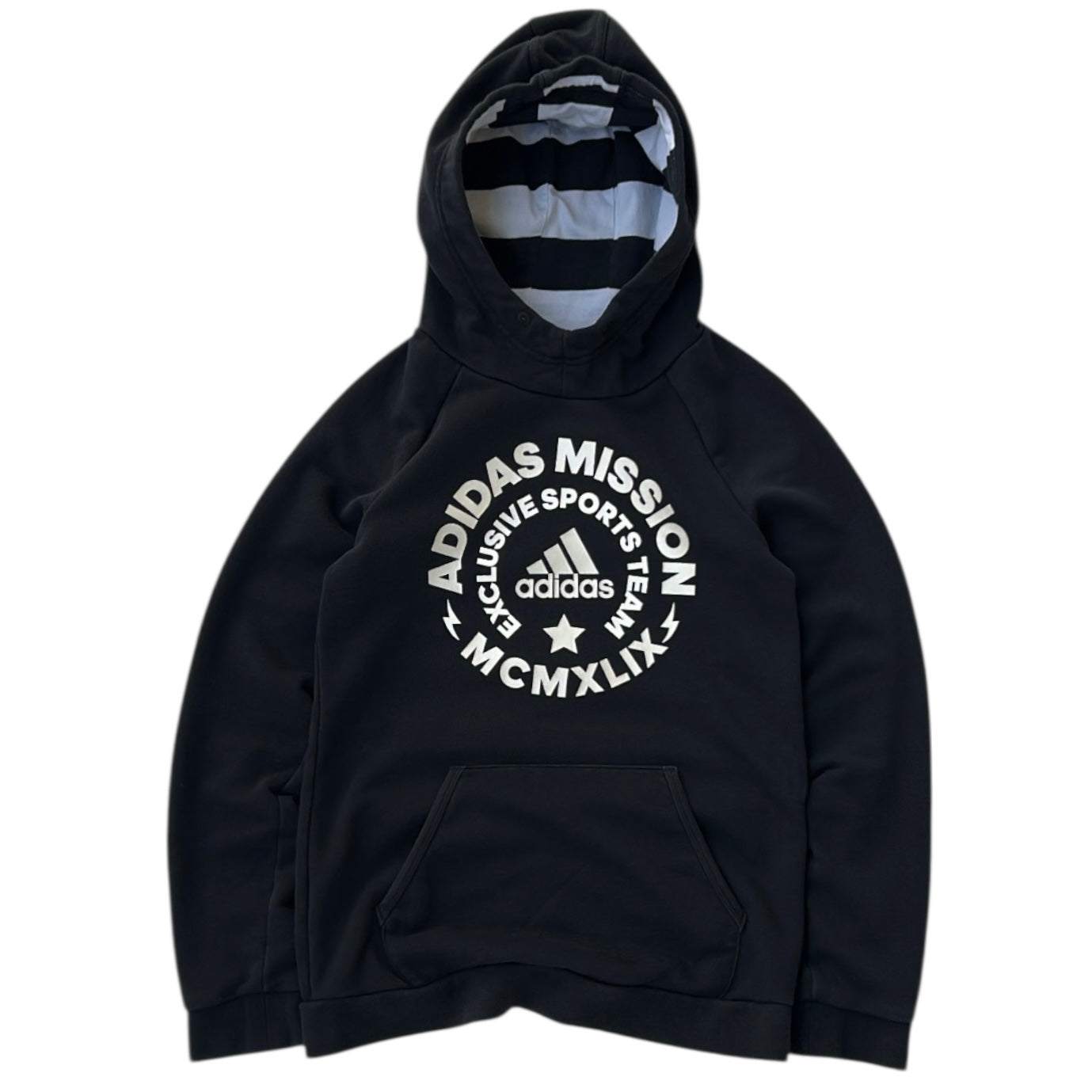 Vintage Adidas Mission Black Hoodie