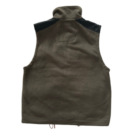 Vintage Khaki Fleece Vest