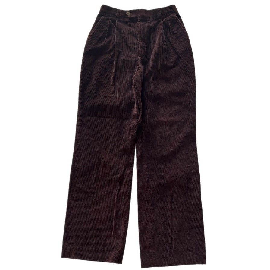 Pleated Corduroy Pants