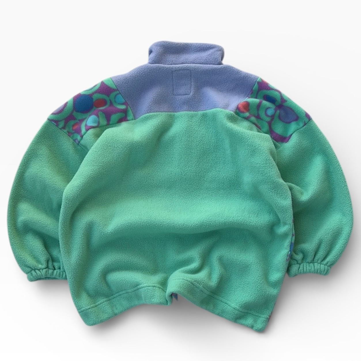 Vintage Montgomery Le Sfiziose Colourful 1/4 Button-Up Adjustable Fleece