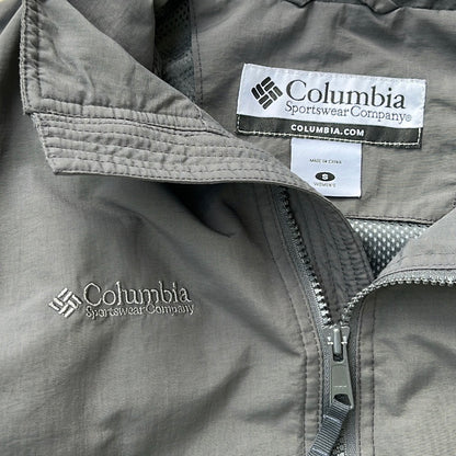 Columbia Grey Bomber Fit Full Zip Jacket