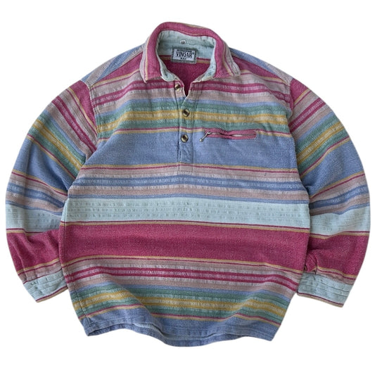 Vintage International Vingar 1/4 Zip colourful Overshirt