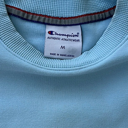 champion Cropped Baby Blue Cropped Sweatshirt