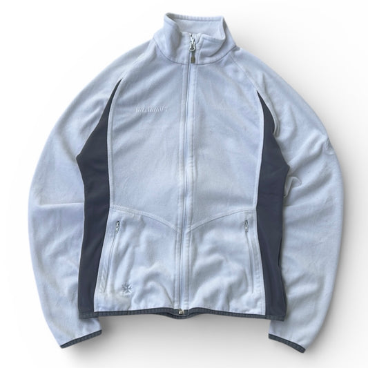 Mammut White & Grey Fleece Full Zip Jacket