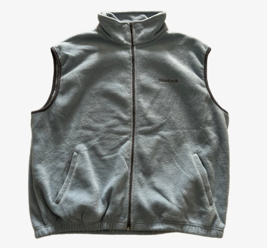Vintage REEBOK Fleece Vest Jacket.
