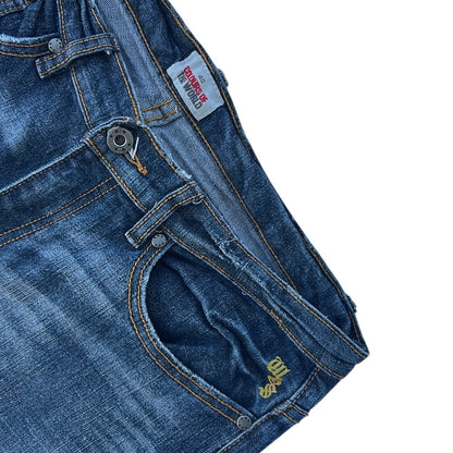 00s Capri Back Pockets Design Jeans