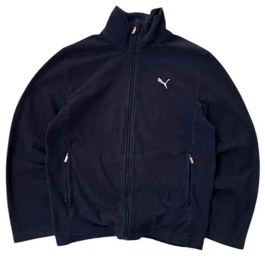 Puma Navy Full Zip Fleece Jacket