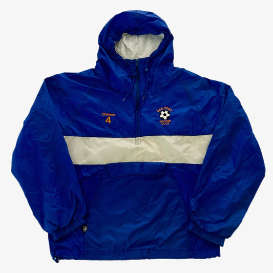 Vintage Soccer Club 1/4 Zip Windbreaker.