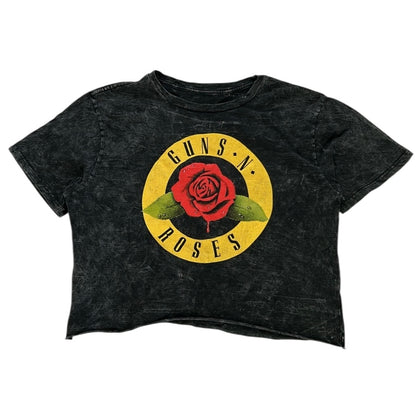 Guns N Roses Cropped Graphic Tshirt (100% Cotton)