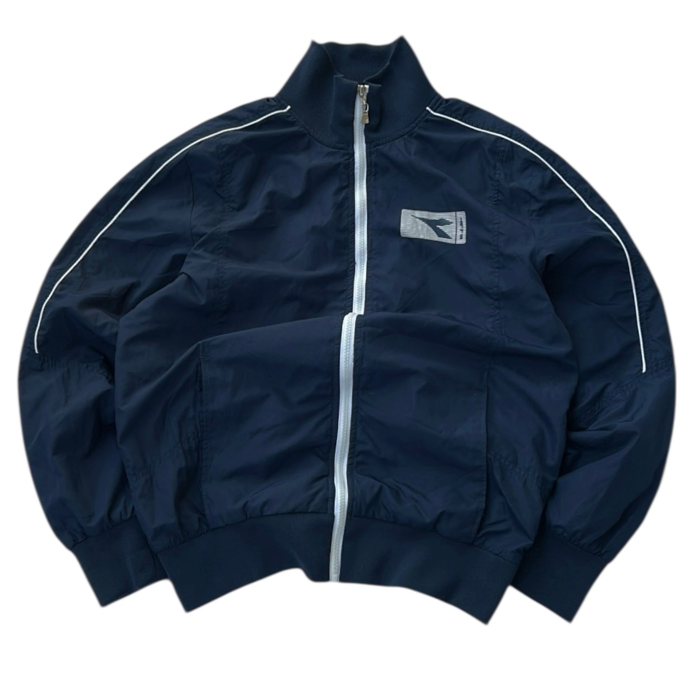 Diadora Navy Full Zip Track Jacket
