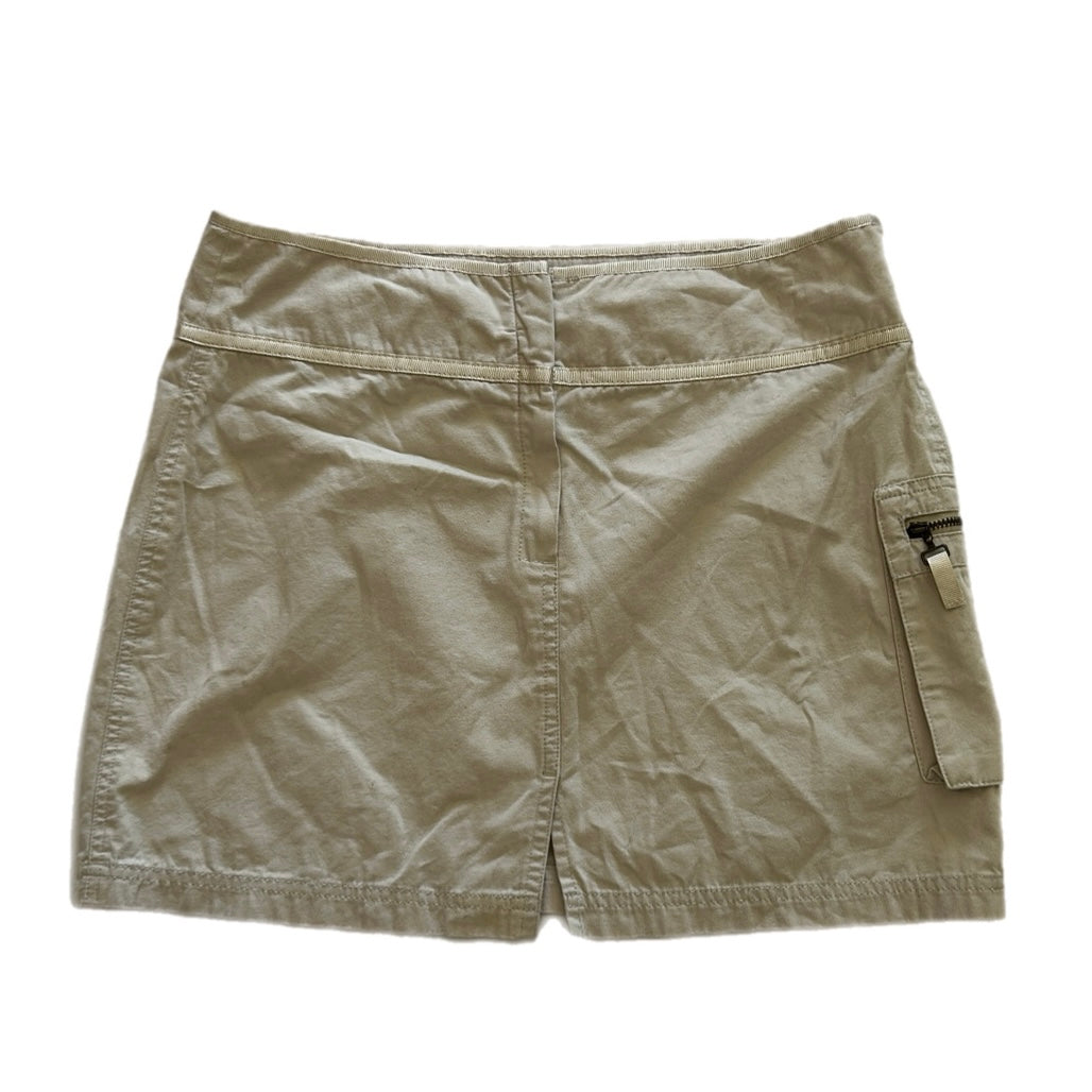 Beige 90s Mini Skirt