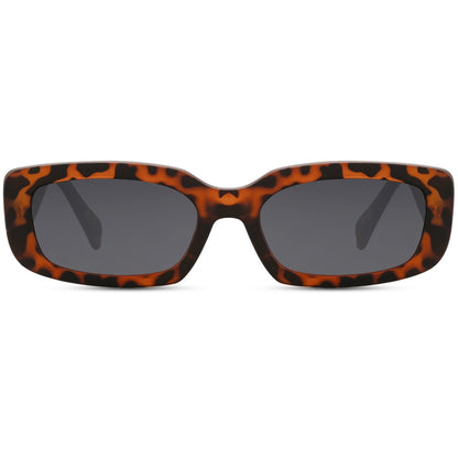 The Berlin – Matt Tortoiseshell Rectangle Shades