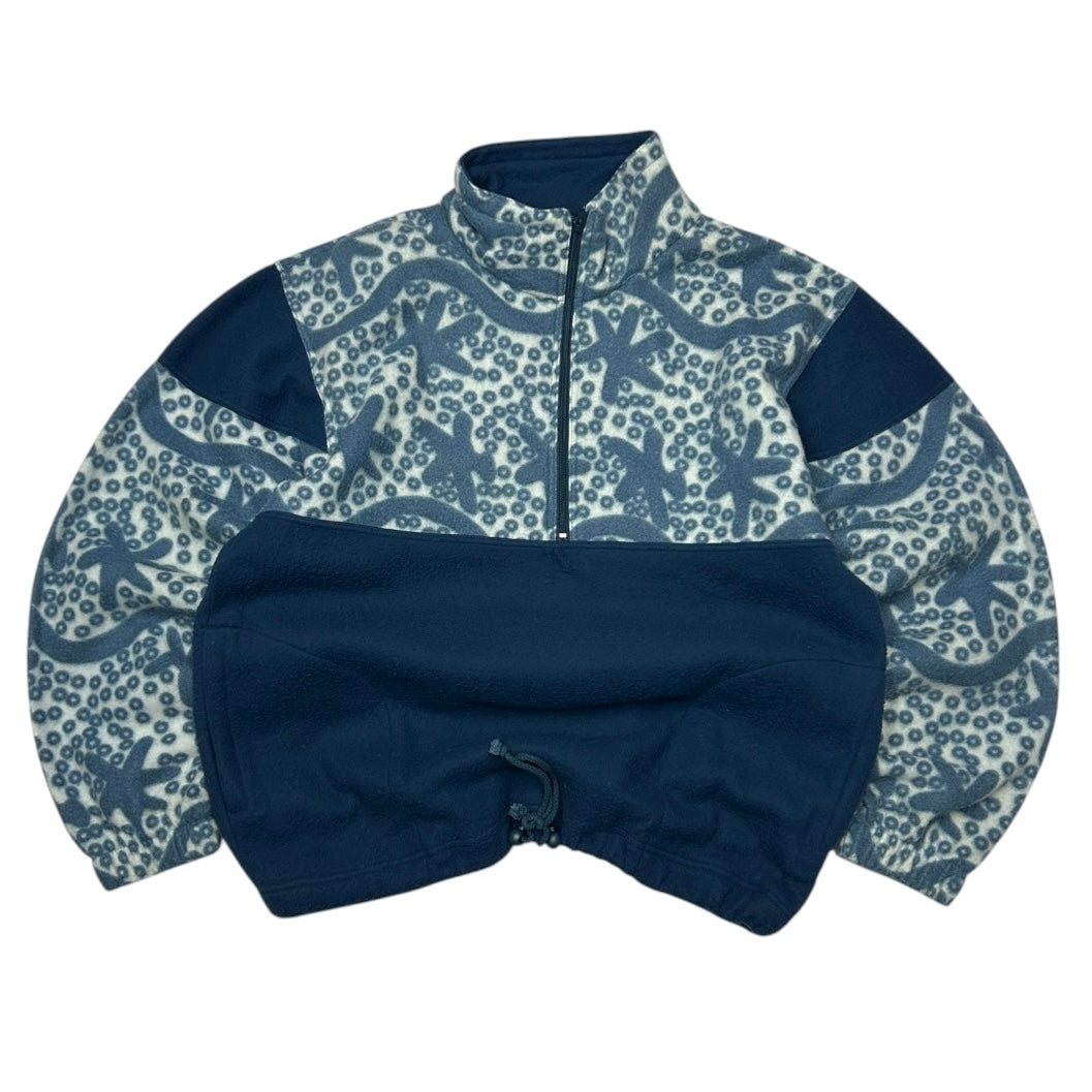 Vintage 1/4 Zip Pattern Adjustable Fleece