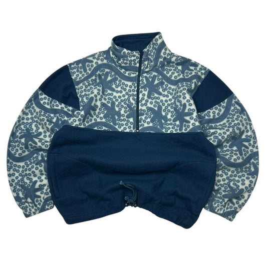 Vintage 1/4 Zip Pattern Adjustable Fleece