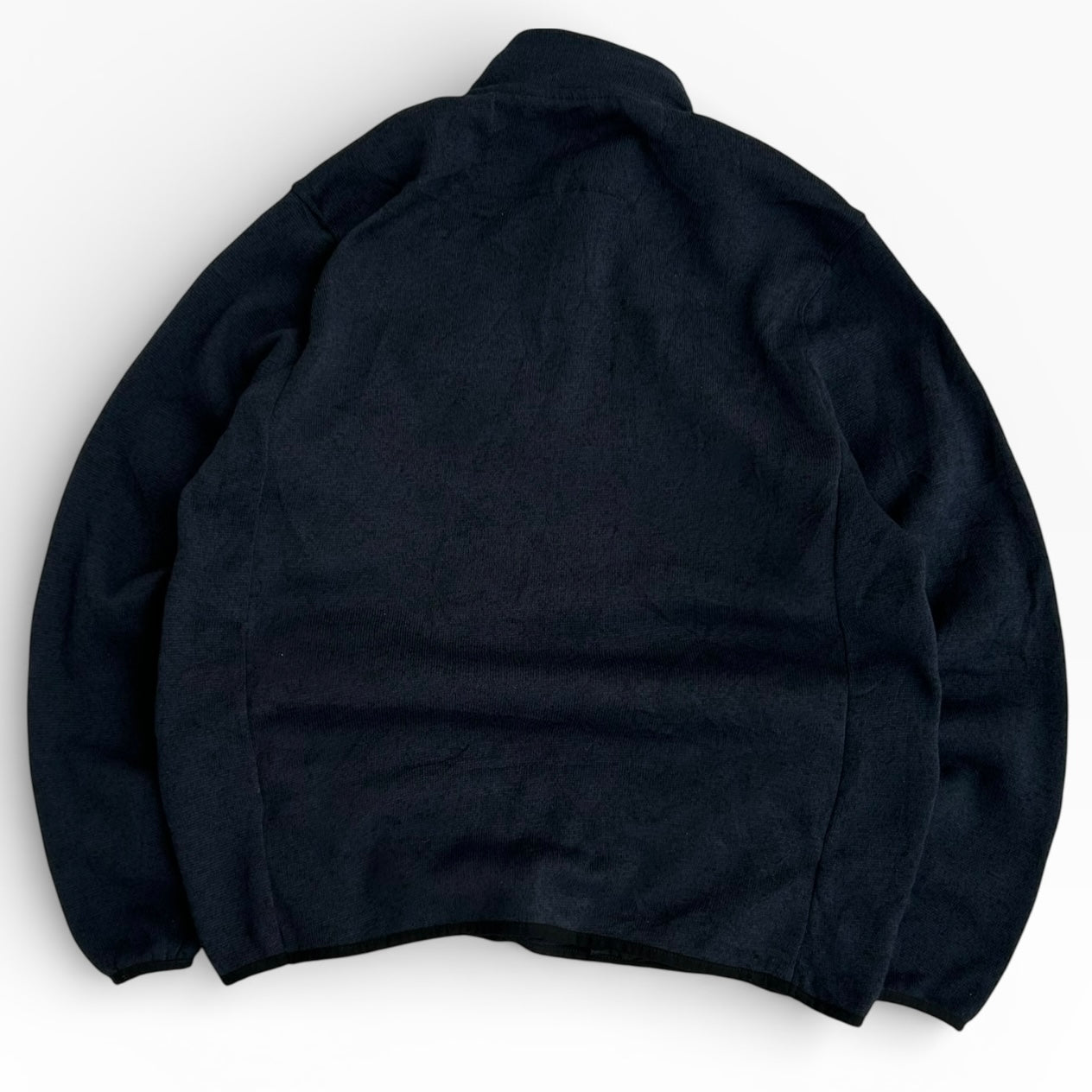 Chaps 1/4 Zip Navy Fleece