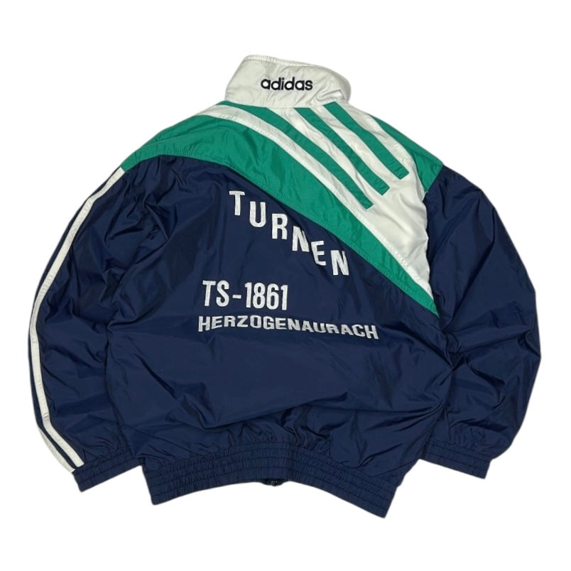Vintage Adidas Green x Blue Track Full Zip Jacket