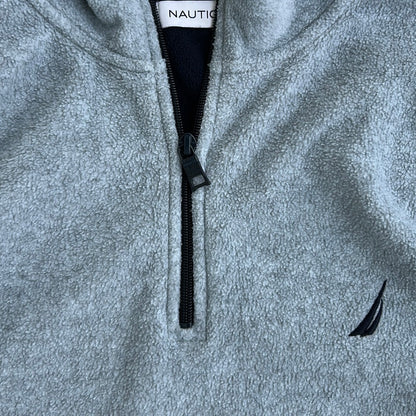 Nautica Grey 1/4 Zip Fleece