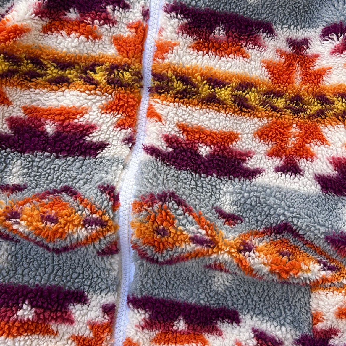 Fuzzy Crazy Full Zip Fleece Jacket