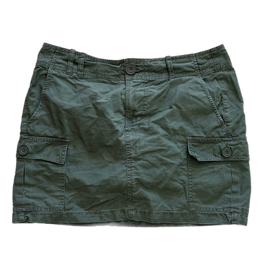 Y2k Khaki Cargo Mini Skirt
